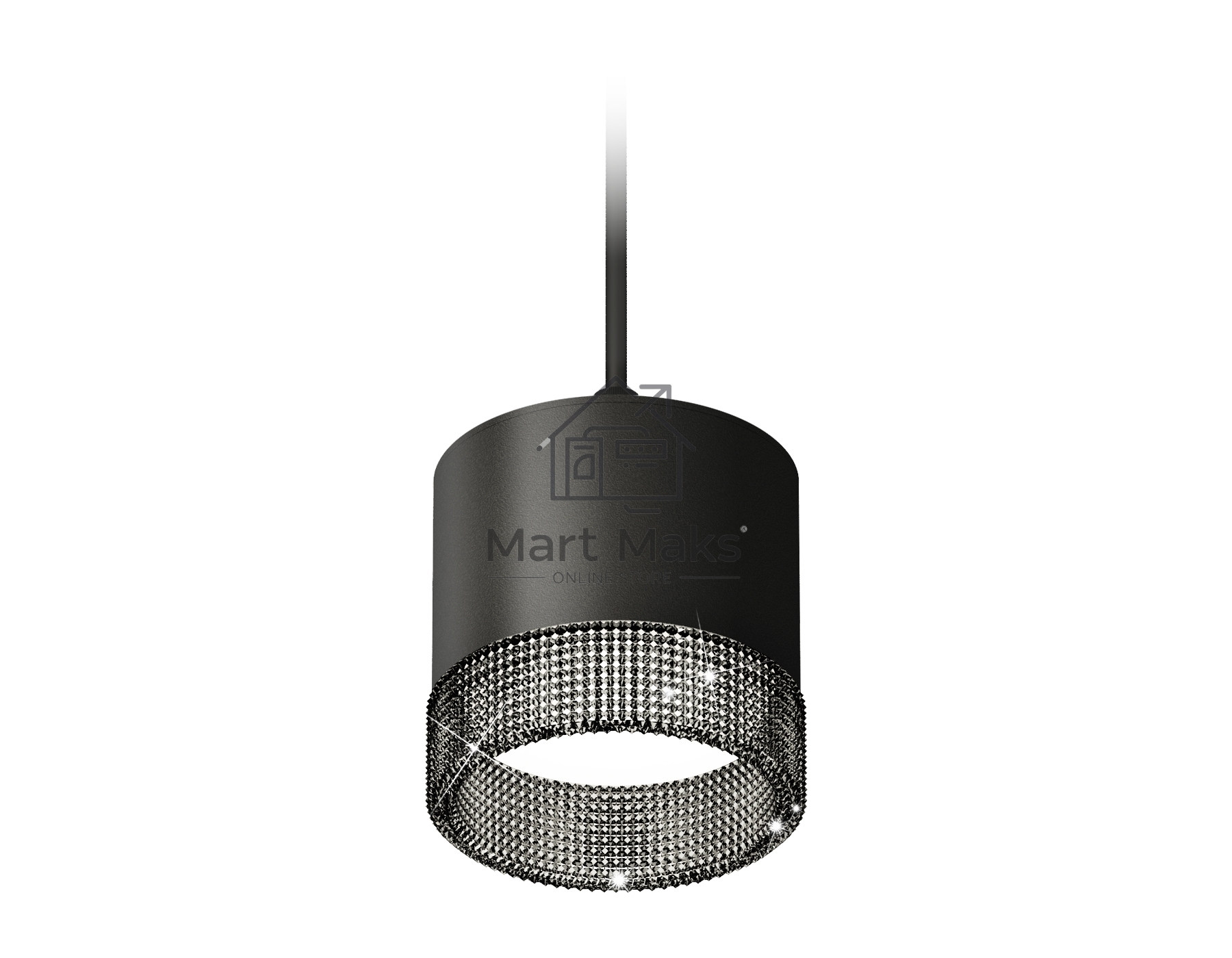 Светильник Ambrella Light XP8111041 SBK/BK черный песок/тонированный GX53 (A2333, C8111, N8484)