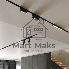 Трековый светильник Flat Magnetic 5W 4000K Vision (чёрный) 85087/01