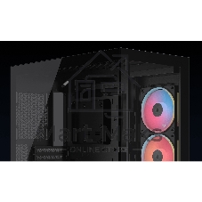 Корпус Corsair iCUE Link 3500X LX-R RGB Black, Midi-Tower, чёрный, 3 x 120 мм