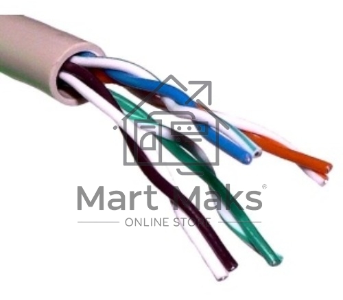 Кабель сетевой FTP cat 5E 305m solid (AWG26),0.50mm,CCA alloy cat5E 305м стандартный (PN-631962)