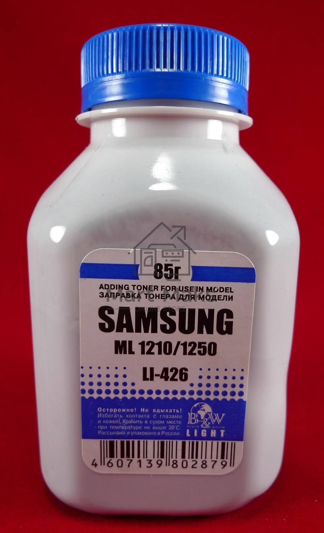 Тонер SAMSUNG ML-1210/1520/1610/40/60/1710/2010/216x/SCX-4x00/3x00 (фл, 85г) B&W Light фас России