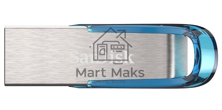 Флешка USB R/W R/W 128GB SanDisk CZ73 Ultra Flair, USB 3.0, Tropical Blue