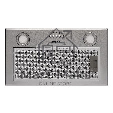 Вытяжка встраиваемая Krona Ameli 600 inox PB нержавеющая сталь, 60 см, 633 куб. м/ч, 50 дБ