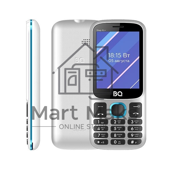 Мобильный телефон BQ 2820 Step XL+ черный/синий