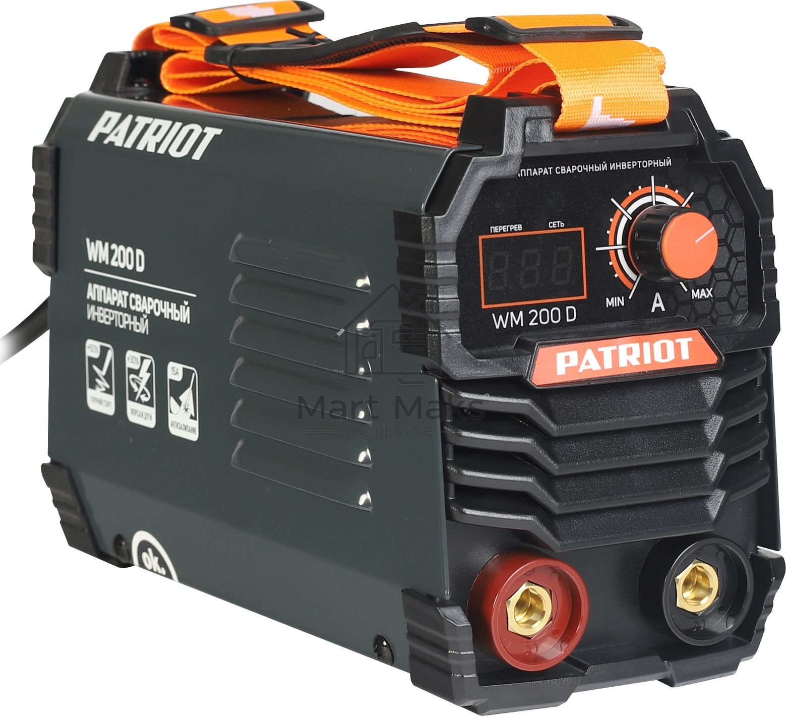 Сварочный аппарат Patriot WM200D инвертор ММА 9.1кВт