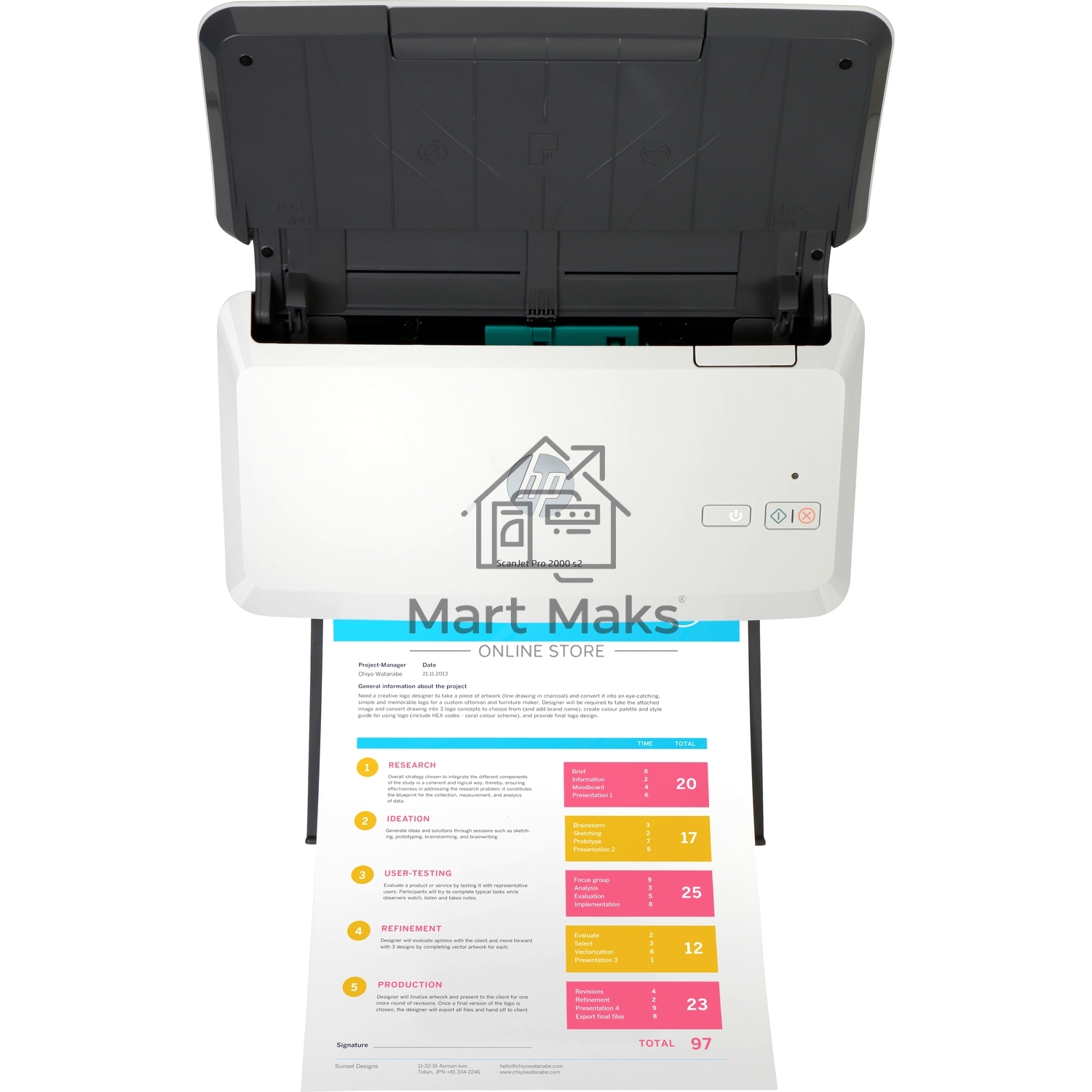 Сканер HP ScanJet Pro 2000 s2