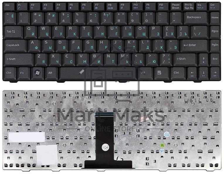 Клавиатура для ноутбука Asus F80 X82 X85 X88 F81 F81S F83SE черная