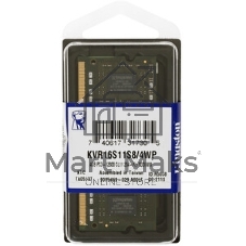Оперативная память Kingston ValueRAM, DDR3, 4GB (1x4GB), 1600MHz, CL11, SO-DIMM