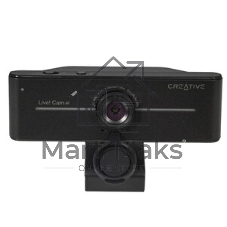 Веб-камера Creative Live! Cam 4K 3840x2160, 30 кадр/с, USB Type-A, микрофон, шторка приватности, универсальное крепление