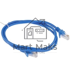Патч-корд медный UTP Cablexpert PP10-1M/B cat.5e, 1м, литой, многожильный, синий