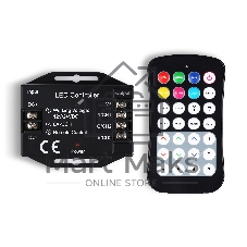 Контроллер GS11351 RGB 24A 12V 288W/ 24V 576W (ПДУ Радио 2.4G CR2025)
