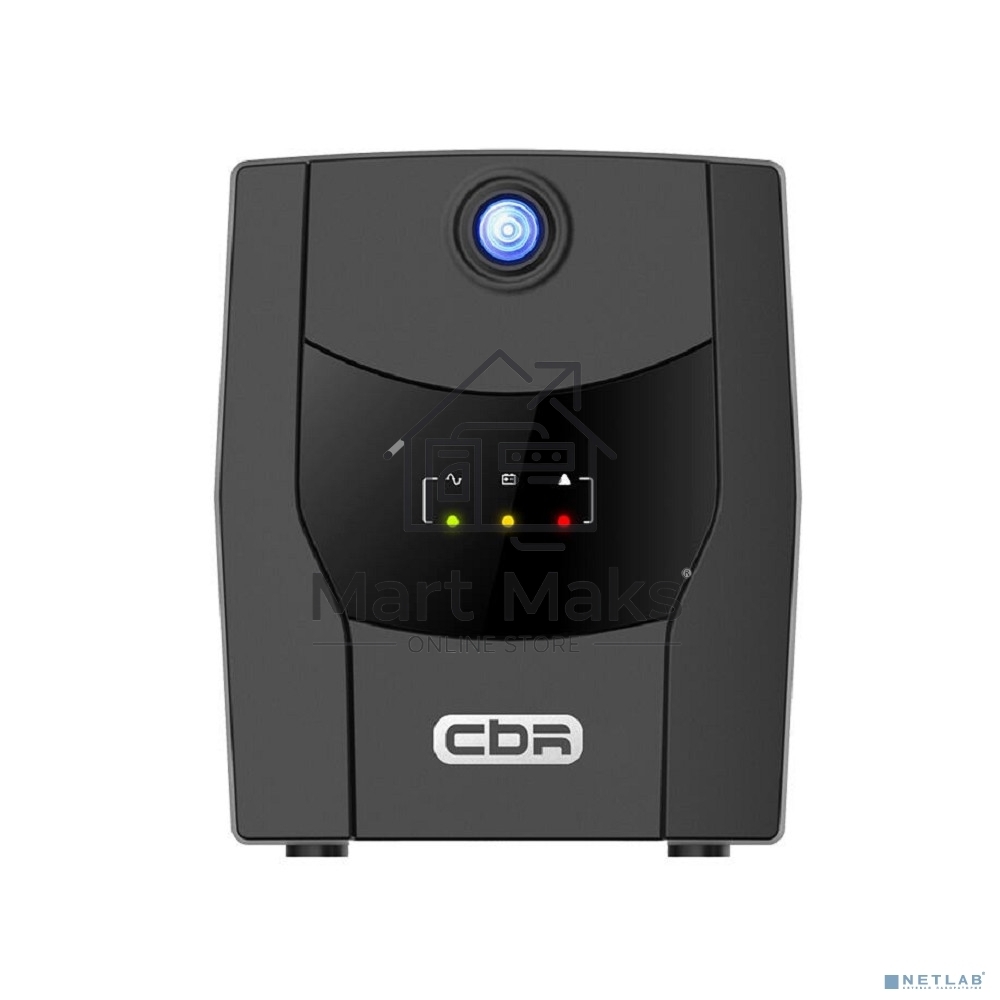 ИБП CBR QUANTUM QTM-1200C Line Interactive 1200 VA / 720 W, 6 x C13, HID-USB, RJ45 (QTM-1200T-6I-LCUC)