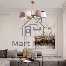 60149/8/ потолочный светильник/ латунь Smart