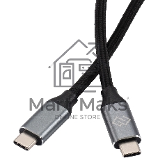 Кабель Digma D-Type-C-USB3.2-3m D-TYPE-C-USB3.2-100W-4K-3M 3м черный