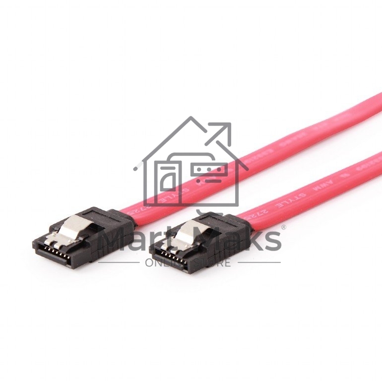 Кабель интерфейсный SATAIII Cablexpert CC-SATAM-DATA, 50см, 7pin/7pin, защелка, пакет