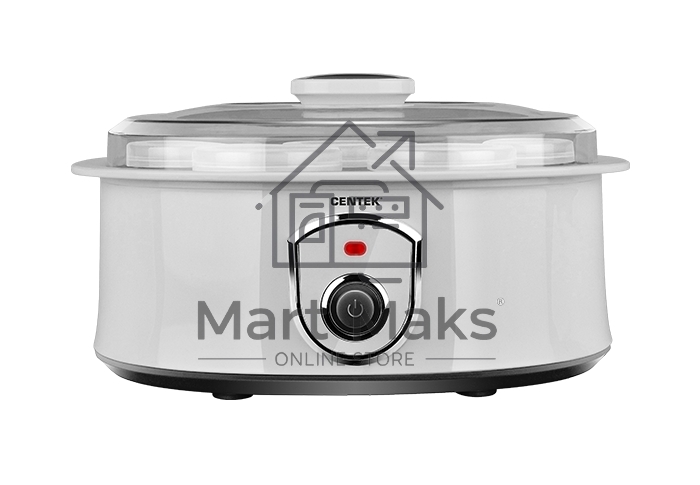 Йогуртница Centek CT-1442 15 Вт, 200 мл, емкостей - 7 шт, материал баночек - стекло, белый