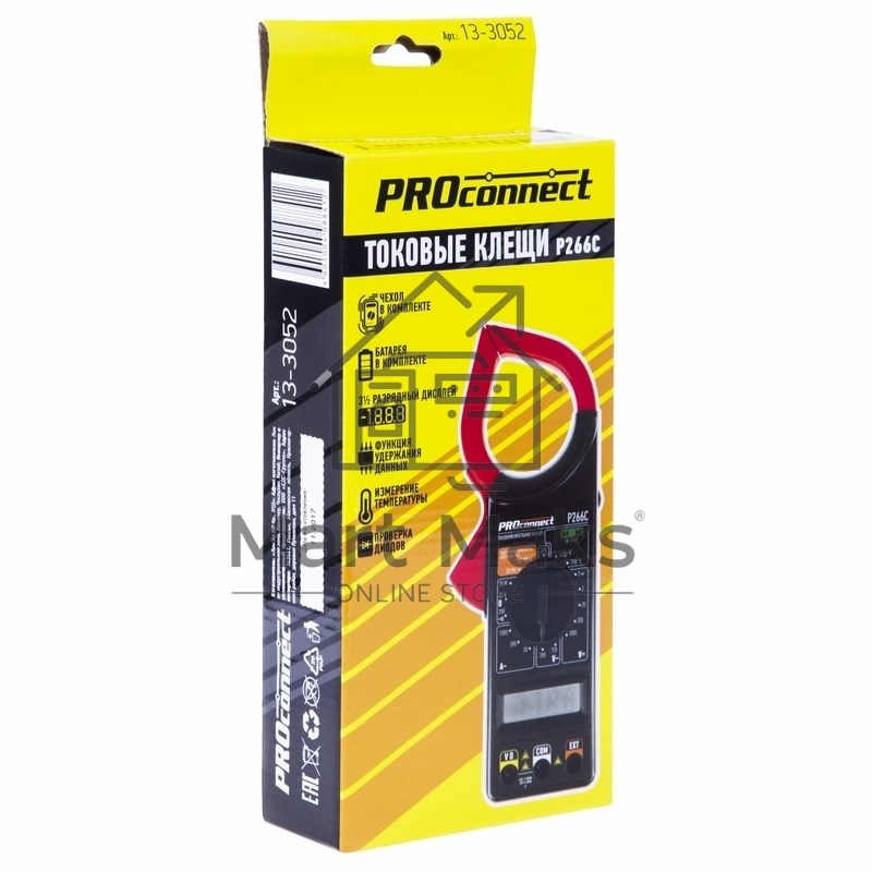 Токовые клещи P266C PROconnect 13-3052 PROconnect