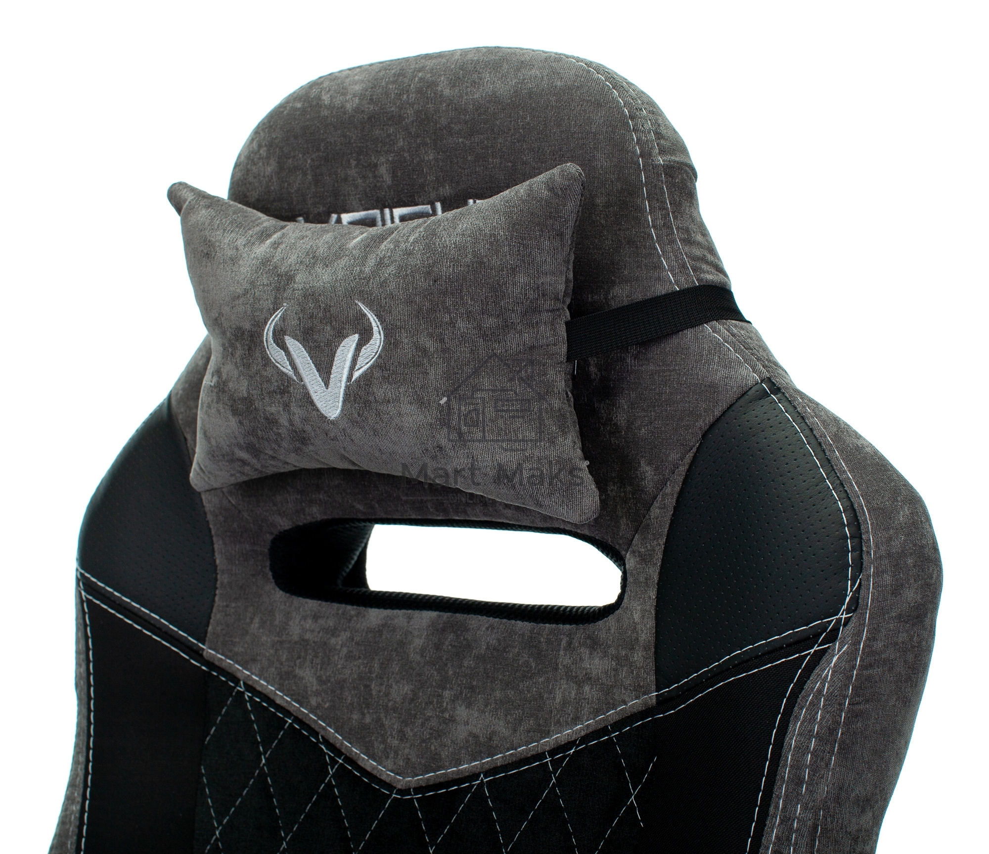 Кресло игровое Бюрократ VIKING 6 KNIGHT B FABRIC черный крестовина металл/пластик