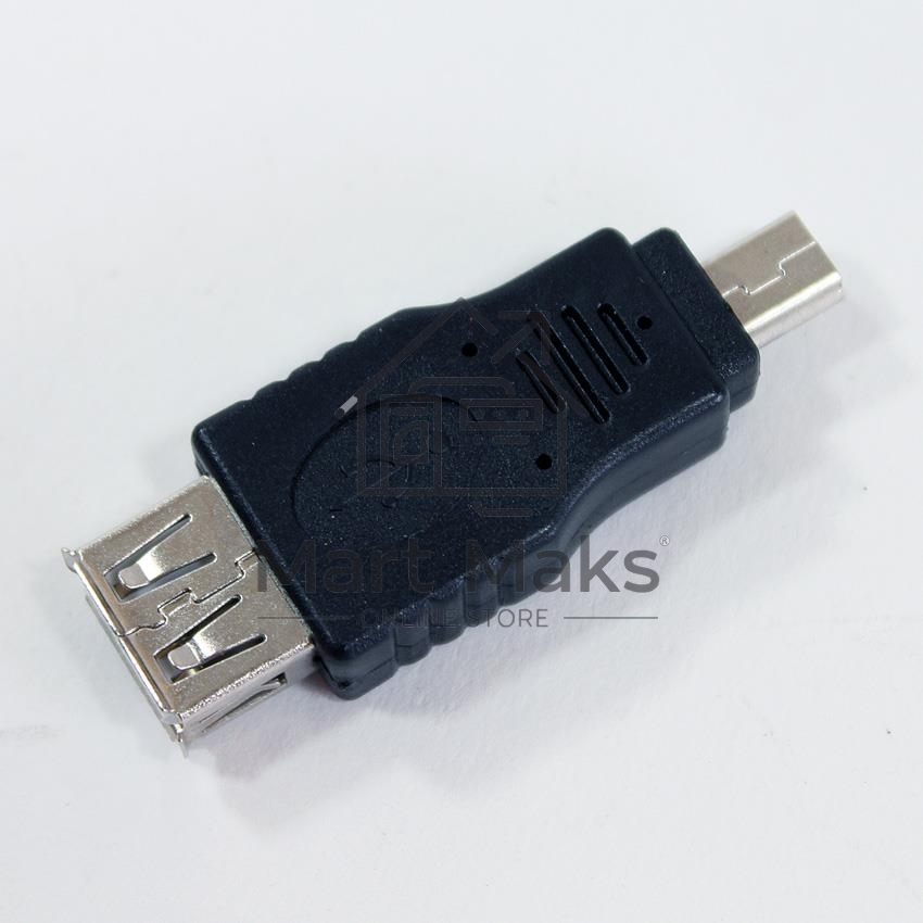 Переходник AF/miniBm USB 2.0 VCOM переходник USB(мама) на miniUSB, CA411