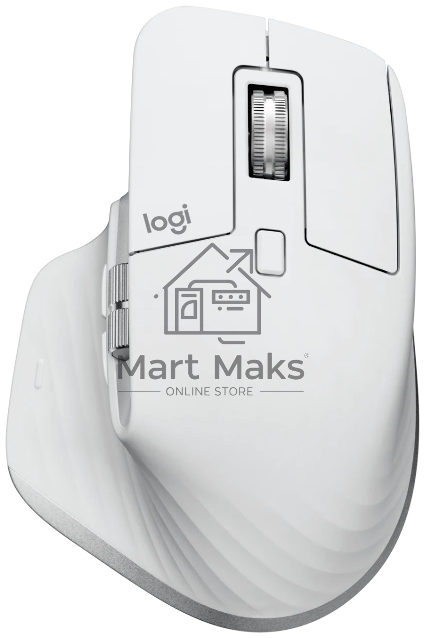 Мышь беспроводная Logitech MX Master 3s светло-серый, 8000 dpi, радиоканал, Bluetooth, USB, кнопки - 7
