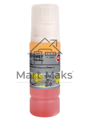 Чернила Cactus CS-GI46Y желтый135мл для Canon MAXIFY GX6040/GX7040