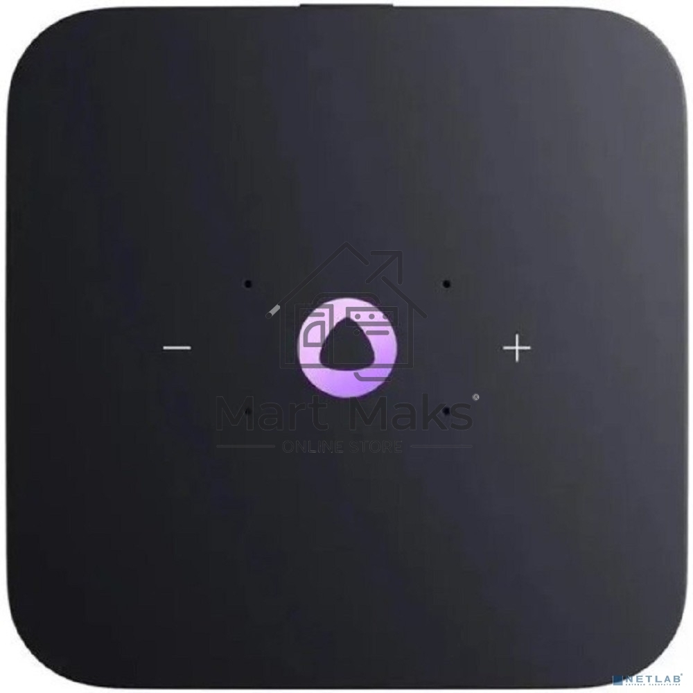 Умная колонка Яндекс Станция Миди, ZigBee, 24Вт, с голосовым ассистентом Алиса на YaGPT, черный