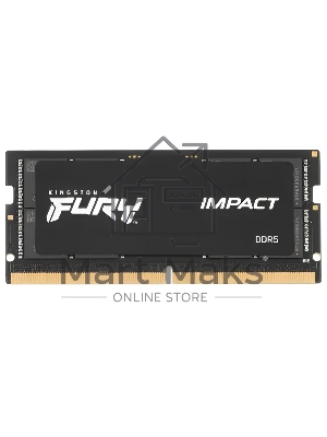 Оперативная память Kingston Fury Impact, DDR5, 64Gb (2x32Gb), 5600MHz, CL40, SO-DIMM
