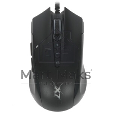 Мышь проводная A4Tech X89 черный, 2400 dpi, USB, кнопки - 8