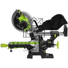 Торцовочная пила Greenworks GD24MS216 24V, бесщеточная, с протяжкой, без АКБ и ЗУ [1501707]