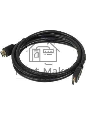 Кабель аудио-видео Buro 2.0 HDMI (m)/HDMI (m) 2м. позолоченные контакты черный