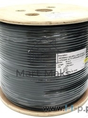 Кабель Neomax NM20031 FTP внешний, 4 пары, Кат. 5е, 305 м. (Медный) Экранированный