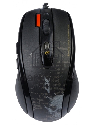 Мышь проводная A4Tech F5 черный, 3000 dpi, USB, кнопки - 7