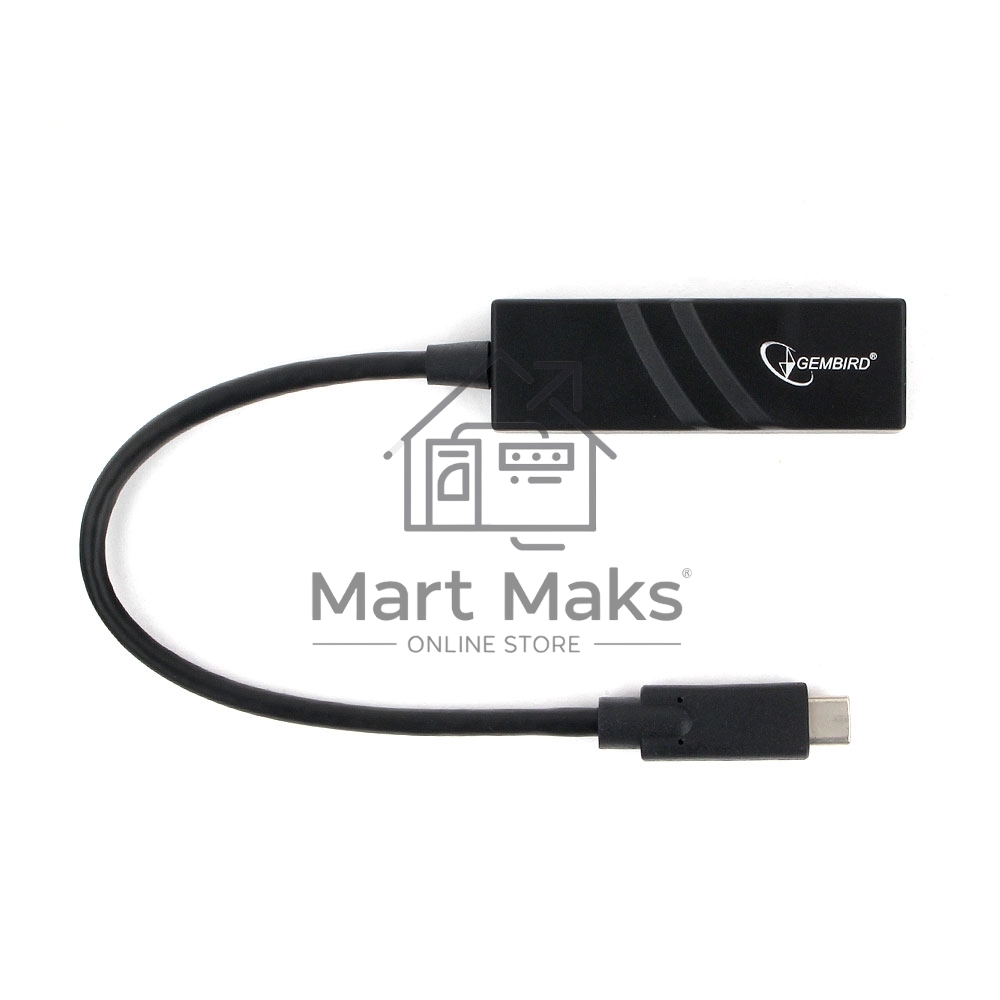 Сетевой адаптер Ethernet Gembird A-CM-LAN-01 USB C-type - Fast Ethernet adapter