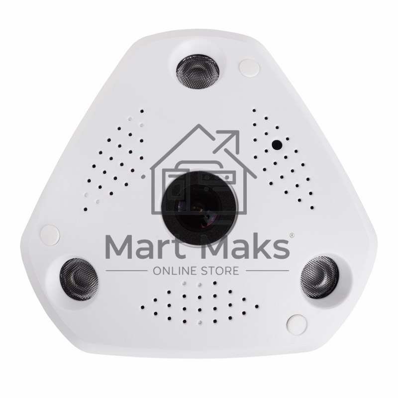 Панорамная камера AHD 3.0Мп, объектив Fish Eye 1,29 мм, с ИК до 100м²