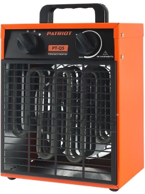 Калорифер PATRIOT PT-Q 5 220В терморегулятор, нерж.ТЭН, шнур с промышленной вилкой