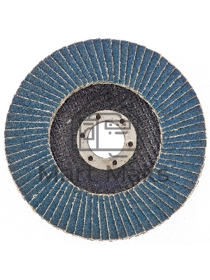 Круг лепестковый торцевой КЛТ-1, ZK10XW (цирконий), зерн. 25Н(P60), 125 х 22,2 мм, (БАЗ) Россия