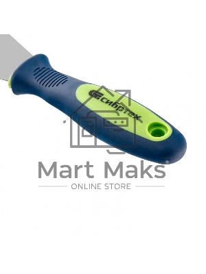 Шпательная лопатка из нержавеющей стали, 80 мм, 2-комп. ручка Сибртех 85524