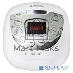 Мультиварка Galaxy GL 2643, серый, объем 5 л, 900 Вт, 10 программ