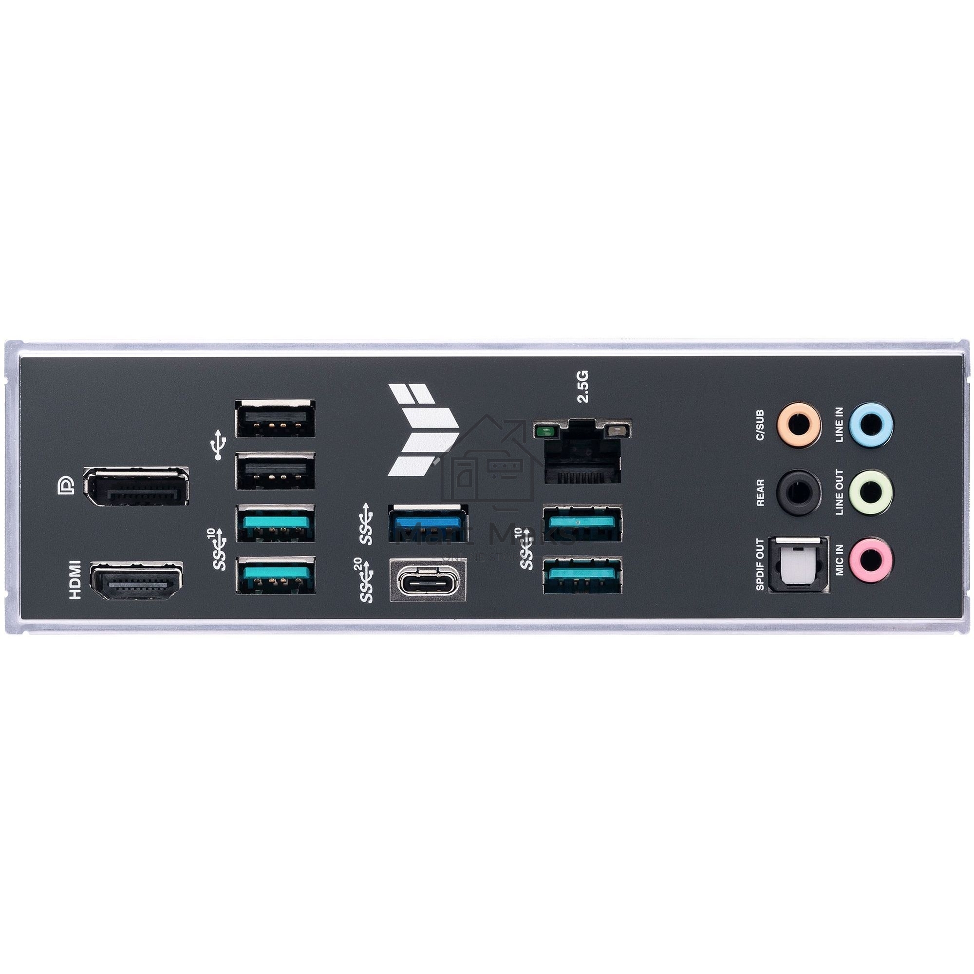 Материнская плата ASUS TUF GAMING B760M-PLUS D4, LGA1700, Intel B760, 4xDDR4, 4xSATA, 2xM.2, 1xPCIe 5.0 x16, 1xPCIe 4.0 x4, 1xPCIe 4.0 x1, 1xDP, 1xHDMI, 1x2.5Gb LAN, Wi-Fi, Bluetooth, 1xUSB-C 20Gbps, 4xUSB-A 10Gbps, 1xUSB-A 5Gbps, 2xUSB-A 2.0, 5x3.5 мм, 7