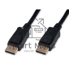 Кабель DisplayPort Cablexpert CC-DP8K-2M, 20M/20M, v1.4, 8К, медь, тройной экран, 2м, черный, пакет