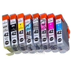 Набор струйных картриджей NVPrint для Canon CLI-42 (NV-6384B010) 8 цветов для Canon Pixma PRO-100, 100S