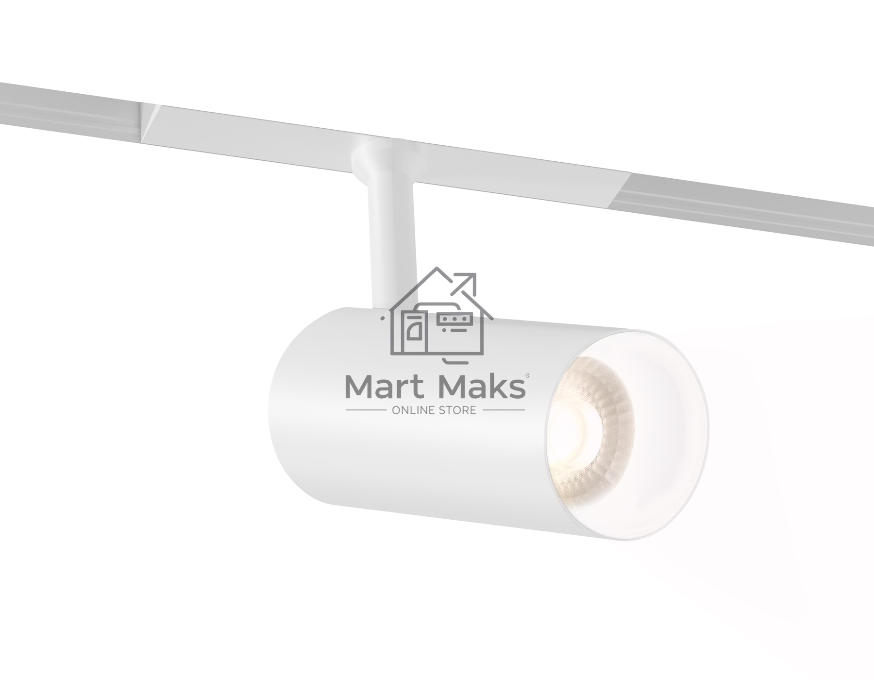 Трековый акцентный светильник Ambrella light GL4410 WH белый IP20 10W 3CCT 3000-6000K SMART 48V 24° D45*100