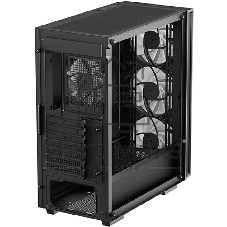 Компьютерный корпус Deepcool MATREXX 55 MESH V4 без БП, боковое окно (закаленное стекло), 3xARGB LED 140мм вентилятора спереди, 1xARGB LED 120мм вентилятор сзади, черный, ATX