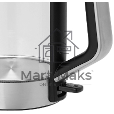 Чайник электрический Panasonic NC-K201STR 1.7л. 2200Вт серебристый корпус: стекло