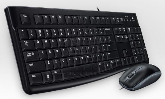 Клавиатура + мышь Logitech Desktop MK120 (русская раскладка)