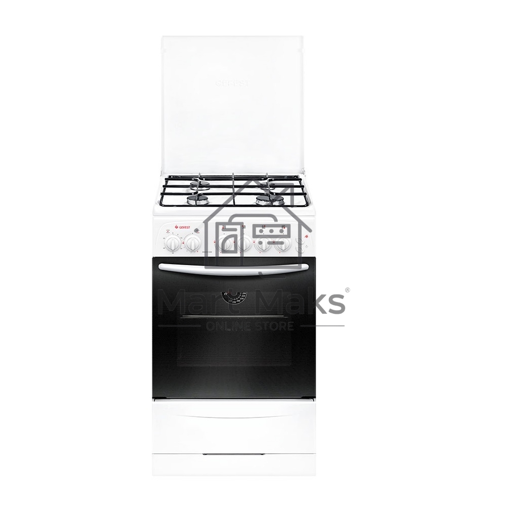 Плита газовая Gefest ПГ 3200-05 белый, конфорок 4 шт, духовка 42 л, 50 см x 85 см x 57 см