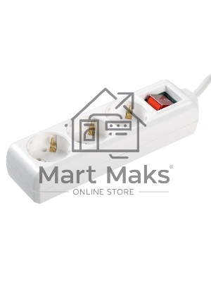 Удлинитель 3х1.5м с заземл. 16А IP20 У03К с выкл. ПВС 3х1 ИЭК WYP10-16-03-01-ZK-17