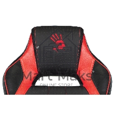 Кресло игровое A4Tech Bloody GC-300, черный/красный, эко.кожа/ткань, крестовина пластик