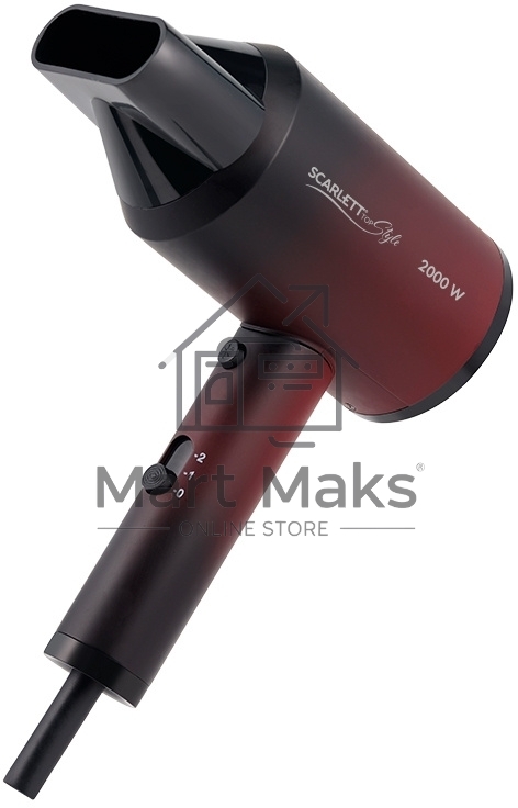 Фен Scarlett SC-HD70I38 2000Вт бордовый