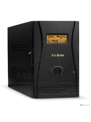 Источник бесперебойного питания ExeGate EX292634RUS SpecialPro Smart LLB-2200.LCD.AVR.4C13.RJ.USB 2200VA/1300W, LCD, AVR, 4*C13,RJ45/11,USB, металлический корпус, черный